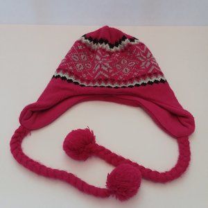 Pink Snowflake Hat